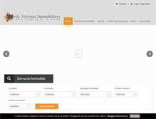 Tablet Screenshot of lavetrinaimmobiliare.com